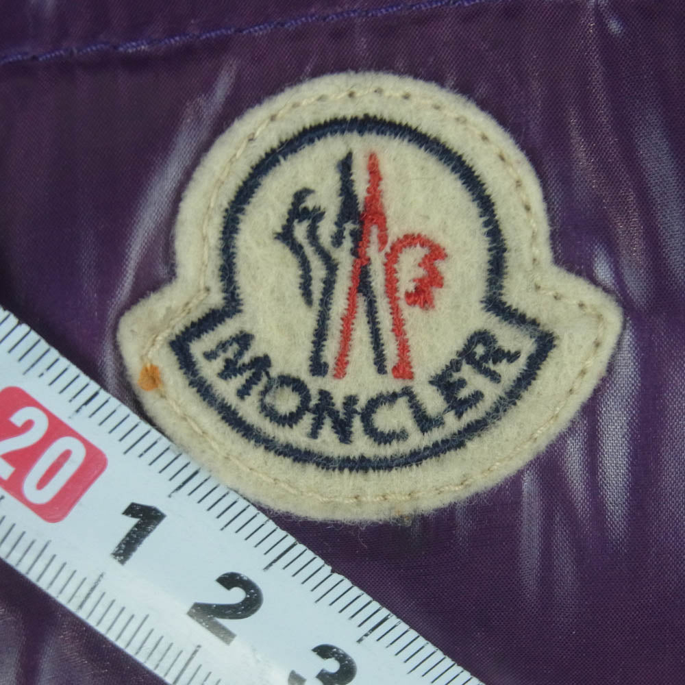 MONCLER モンクレール TIB Down Vest ダウン ベスト ジレ ルーマニア製 パープル系 3【中古】