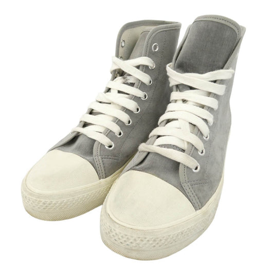 tricot COMME des GARCONS トリココムデギャルソン 00S ベルベット ベロア ハイカットスニーカー グレー グレー系 オフホワイト系 4【中古】
