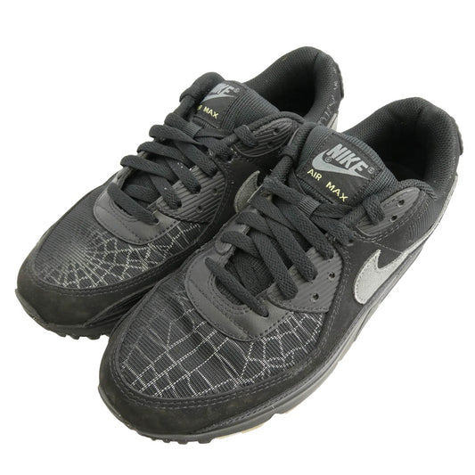 NIKE ナイキ DC3892-001 Air Max 90 Spider Web エアマックス90 スパイダーウェブ ローカットスニーカー ブラック系 27cm【中古】