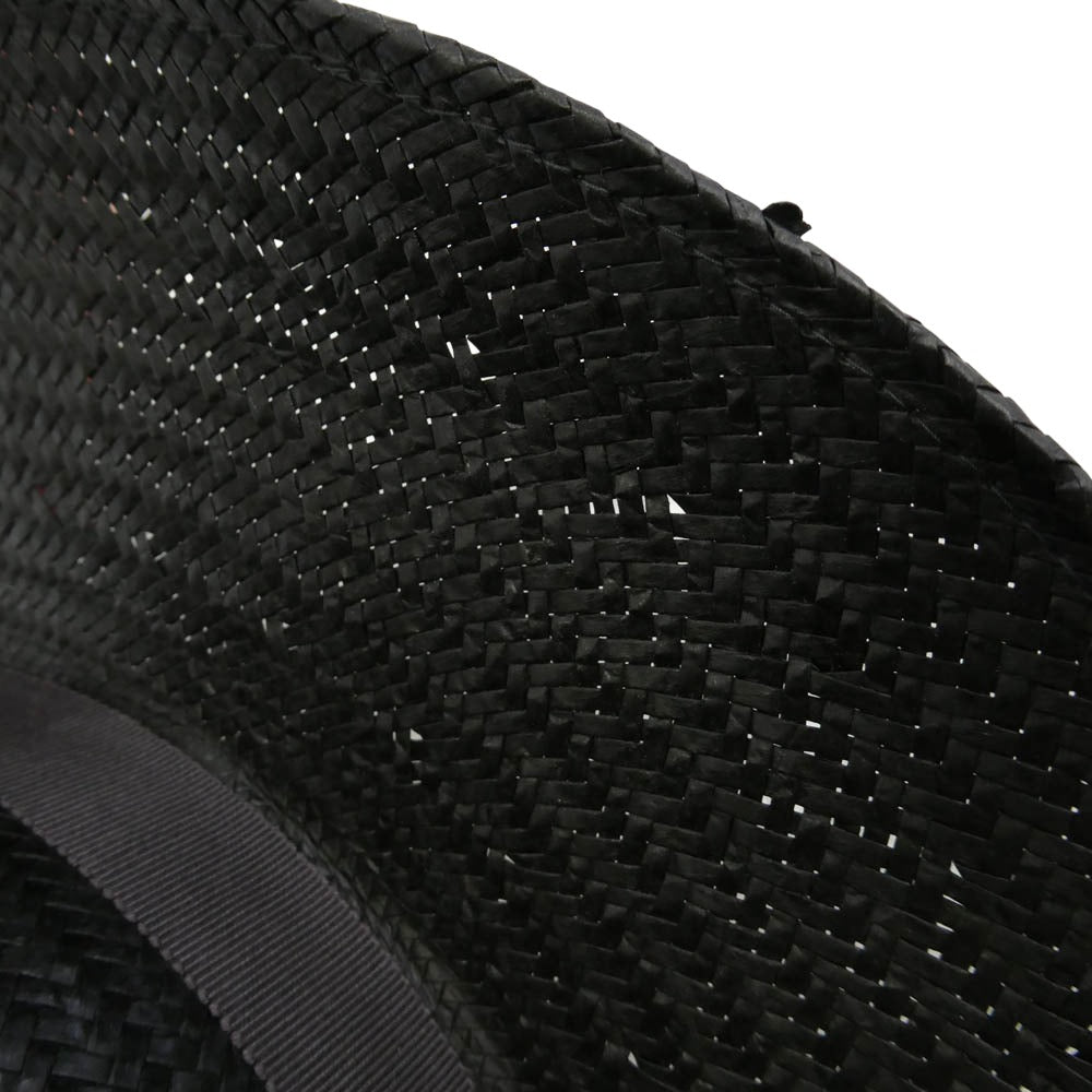 NEIGHBORHOOD ネイバーフッド 25SS 251YGNH-HT01 PAPER FEDORA HAT ペーパー ハット 帽子 ブラック系 XL【中古】
