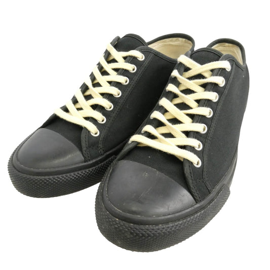 RRL ダブルアールエル F161-RB-13-14 キャンバス ローカット スニーカー ブラック系 10【中古】