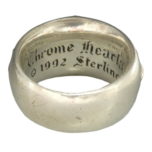 CHROME HEARTS クロムハーツ(原本有) FLRL CRS フローラルクロス リング シルバー系 15号【中古】