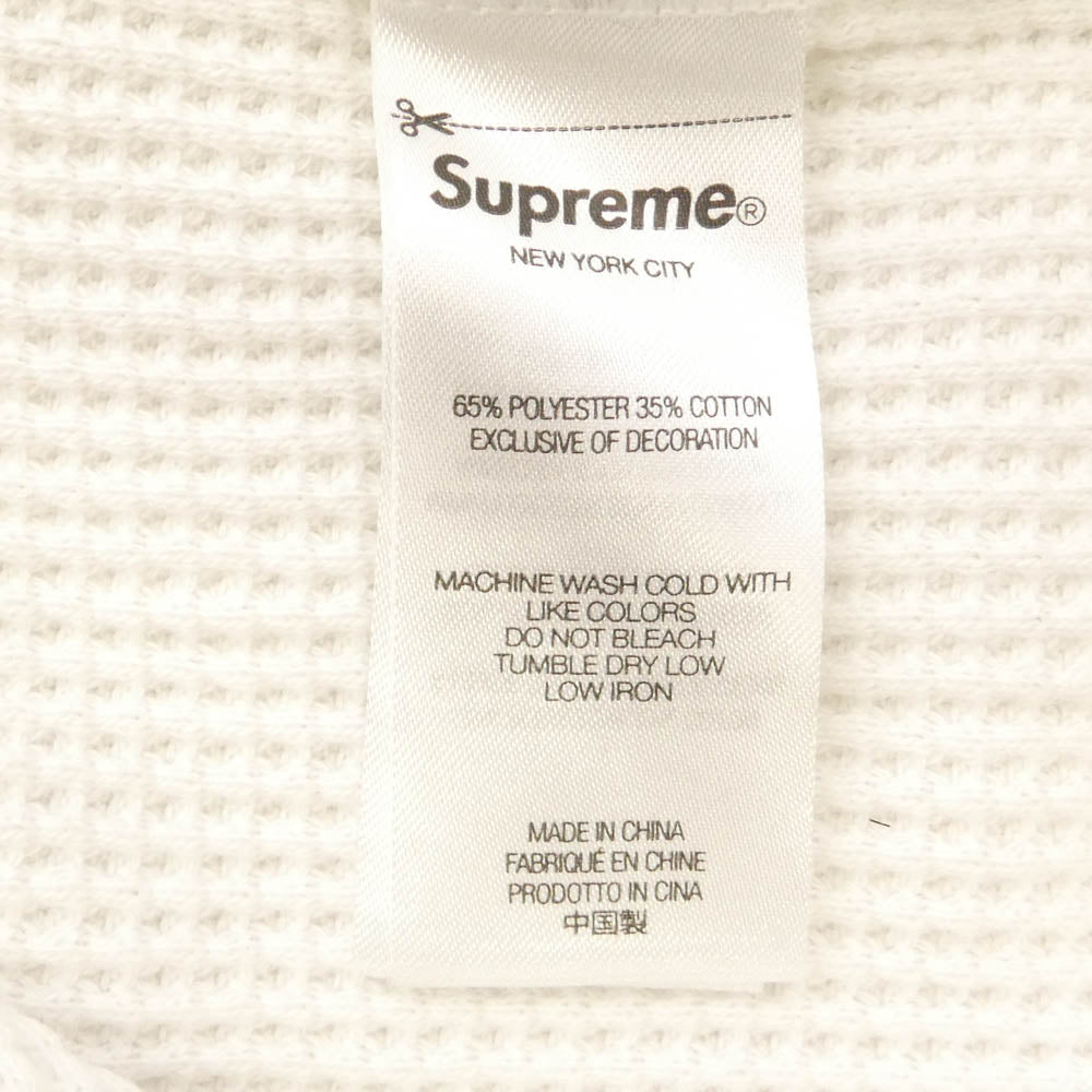 Supreme シュプリーム GOODENOUGH グッドイナフ 25SS x GOODENOUGH Thermal Natural グッドイナフ サーマル ナチュラル 長袖 ラグラン Tシャツ カットソー ホワイト系 ブラック系 M【中古】