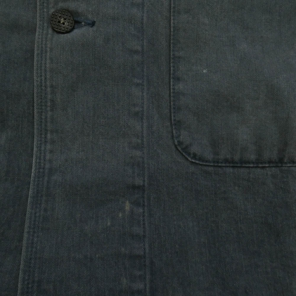 PHENOMENON フェノメノン ILLJKT-328 Herringbone Coat JKT ヘリンボーンツイル コート ジャケット ネイビー系 L【中古】