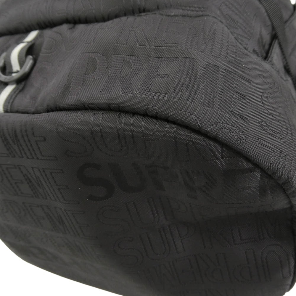 Supreme シュプリーム 19SS SUP-SS19-17 Backpack Black 総柄 ボックス ロゴ バックパック リュック ブラック系【中古】