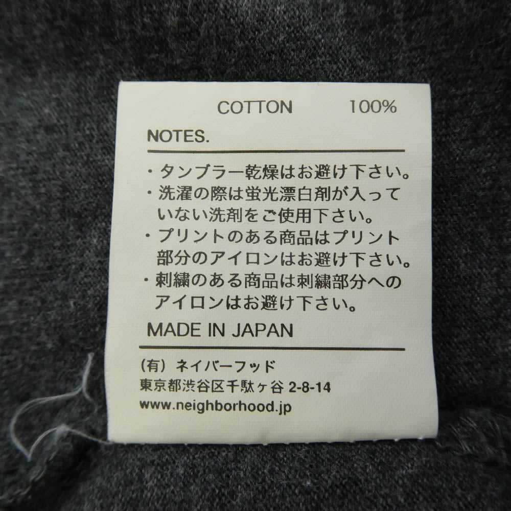 NEIGHBORHOOD ネイバーフッド TYPE URBAN /GARMENT 半袖 Tシャツ カットソー グレー系 M【中古】