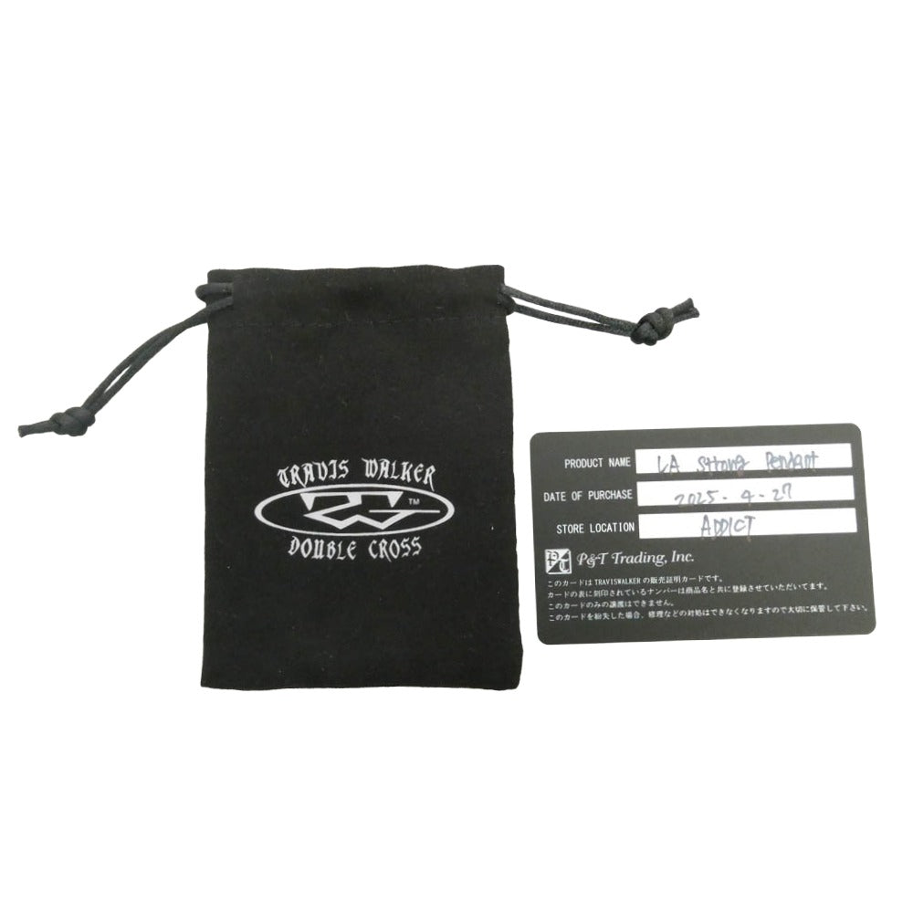TRAVIS WALKER トラヴィスワーカー 販売証明書付属 LA STRONG PENDANT WAVE ストロング ペンダント シルバー系【中古】