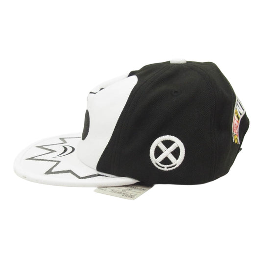 SAINT MICHAEL セントマイケル BOUNTY HUNTER バウンティーハンター 26SS SM-MK8-0000-C36 x BOUNTY HUNTER バウンティーハンター BH_CAP SKULL-KUN 刺繍 キャップ スナップバック 帽子 ブラック系【極上美品】【中古】