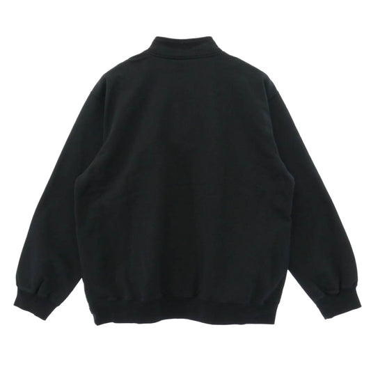 Supreme シュプリーム 25SS Small Box Half Zip Pullover スモールボックスロゴ ハーフジップ プルオーバー スウェット ブラック系 XL【中古】