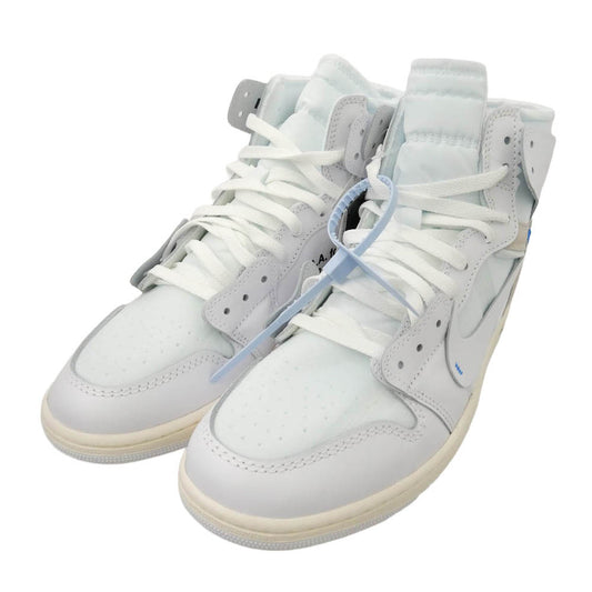 NIKE ナイキ AA3834-100 【フェイクバスターズ鑑定済】 × Virgil Abloh Archive V.A.A. ヴァージルアブローアーカイブ × Air Jordan 1 Retro High OG Alaska AJ1 エアジョーダン1 レトロ ハイ OG アラスカ ハイカット スニーカー ホワイト系 28.5cm【新古品】【未使用】【中古】