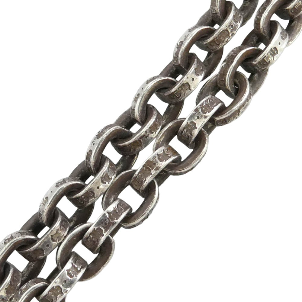 CHROME HEARTS クロムハーツ(原本無) PAPER CHAIN 18inch ペーパーチェーン 18インチ ネックレス シルバー系【中古】