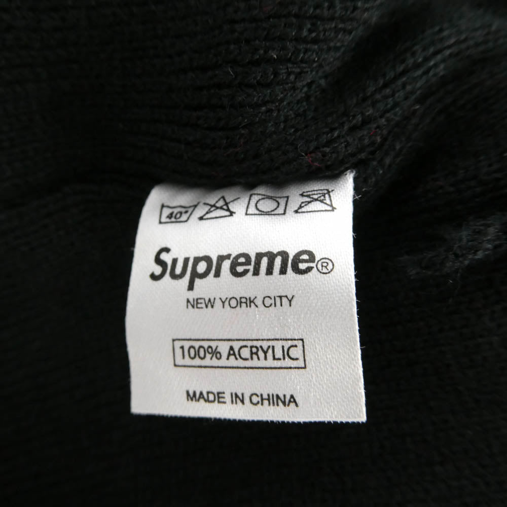 Supreme シュプリーム 07AW In God We Trust Beanie イン・ゴッド・ウィ・トラスト 総柄 ボンボン付 ニットキャップ ビーニー 帽子 ブラック系【極上美品】【中古】