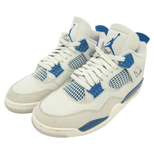 NIKE ナイキ 24SS FV5029-141 Air Jordan 4 Retro Industrial Blue エアジョーダン レトロ インダストリアルブルー ホワイト系 ブルー系 26cm【中古】