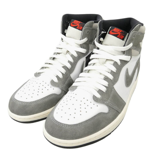 NIKE ナイキ 23SS DZ5485-051 Air Jordan 1 Retro High OG Black and Smoke Grey エアジョーダン レトロ ハイ ブラック アンド スモークグレー スニーカー グレー系 ホワイト系 28.5cm【新古品】【未使用】【中古】