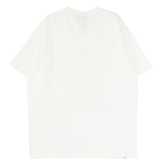 HYSTERIC GLAMOUR ヒステリックグラマー 02261CT57 THE ROLLING STONES ローリングストーンズ FIRE RS BEAR プリント 半袖 Tシャツ ホワイト系 L【新古品】【未使用】【中古】