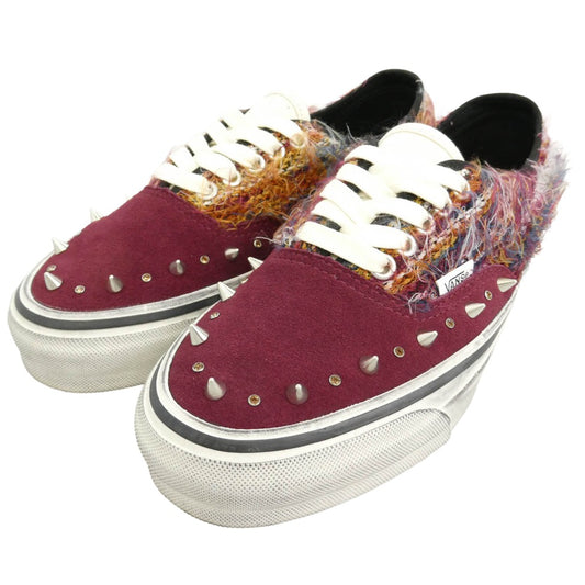 VANS バンズ VN000DB8BJ2 Premium Authentic 44 Ibiza Pack Port/Multi プレミアム オーセンティック イビザパック スニーカー エンジ系 マルチカラー系 25.5cm【美品】【中古】
