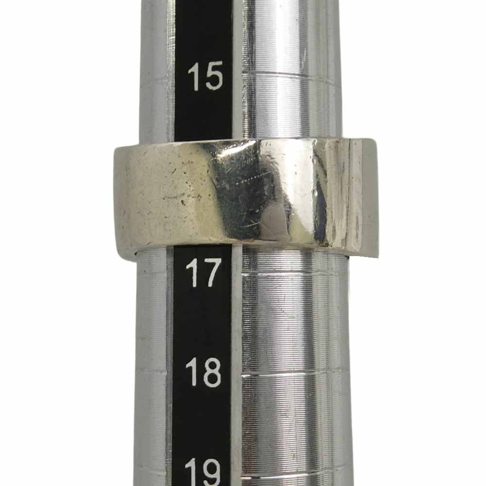 Justin Davis ジャスティンデイビス SRJ100 EMINEM RING エミネムリング オニキス シルバー系 ブラック系 約16号【中古】