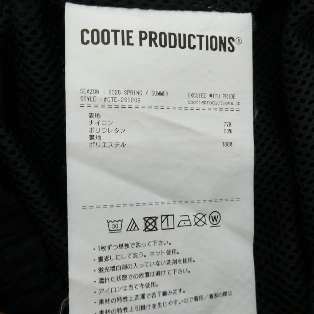 COOTIE クーティー 26SS CTE-26S209 Frost Weave Track Jacket トラック ジャケット ブルゾン ブラック系 M【中古】