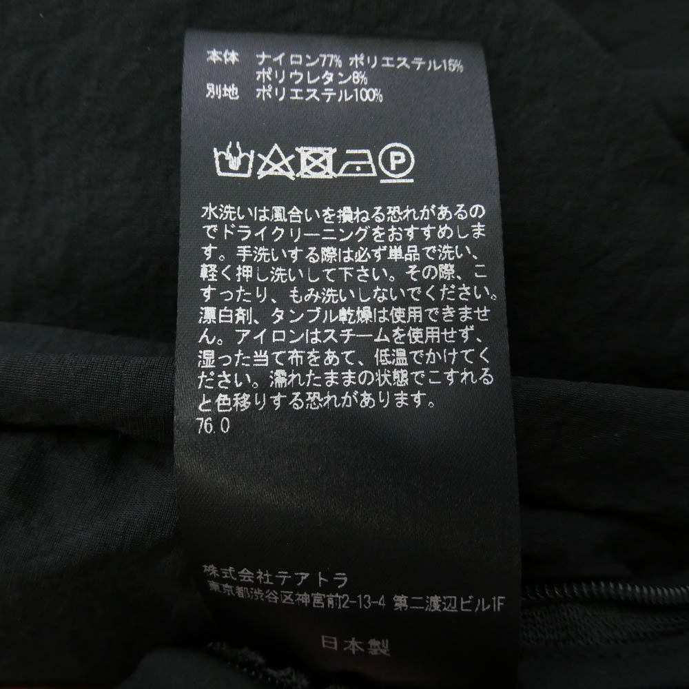TEATORA テアトラ TT-004SR-AQ WALLET SHORTS RESORT AQ ウォレット リゾート ショーツ ショート ハーフ パンツ ブラック系【中古】