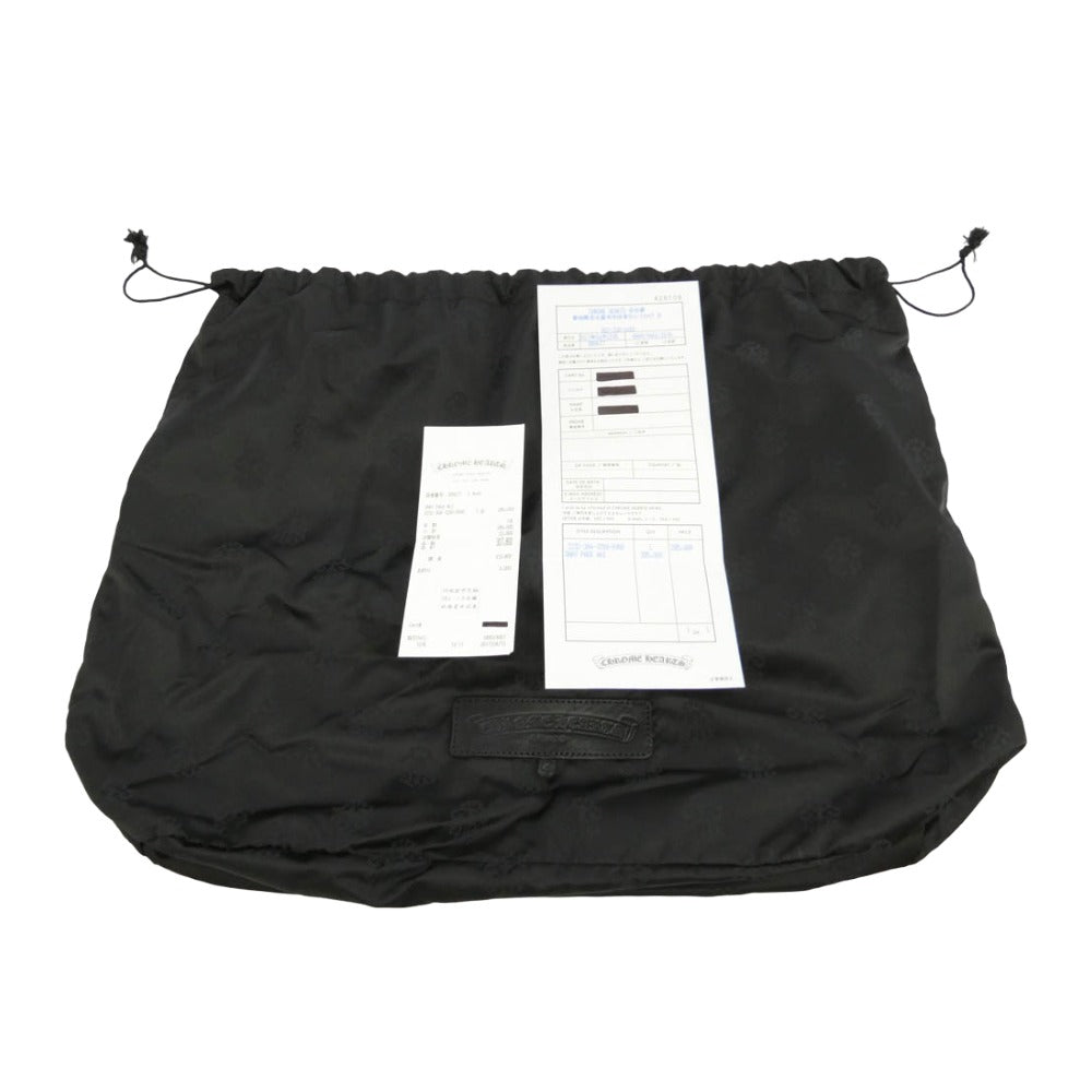 CHROME HEARTS クロムハーツ(原本有) #1 SNAT PACK スナットパック ダガージップ ガンスリンガーベルト レザー ウエストバッグ ブラック系【中古】