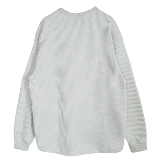 THE NORTH FACE ノースフェイス NT62436 L/S Warm Waffle Crew ロングスリーブ ウォーム ワッフル クルーネック カットソー 長袖 Tシャツ グレー系 L【中古】