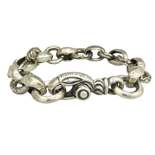 LEONARD KAMHOUT レナードカムホート LONE ONES ロンワンズ LONE ONES ロンワンズ ヘロン ブレスレット Lサイズ シルバー系【中古】