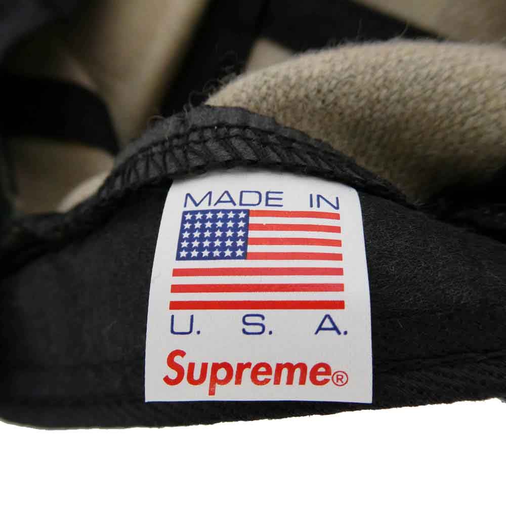 Supreme シュプリーム 17AW camo wool camp cap カモ ウール キャンプ キャップ 帽子 カーキ系【中古】