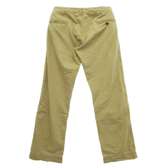 RRL ダブルアールエル 8.65oz military right hand twill M45 damaged chino ダメージ加工 チノ パンツ ベージュ系 30【中古】