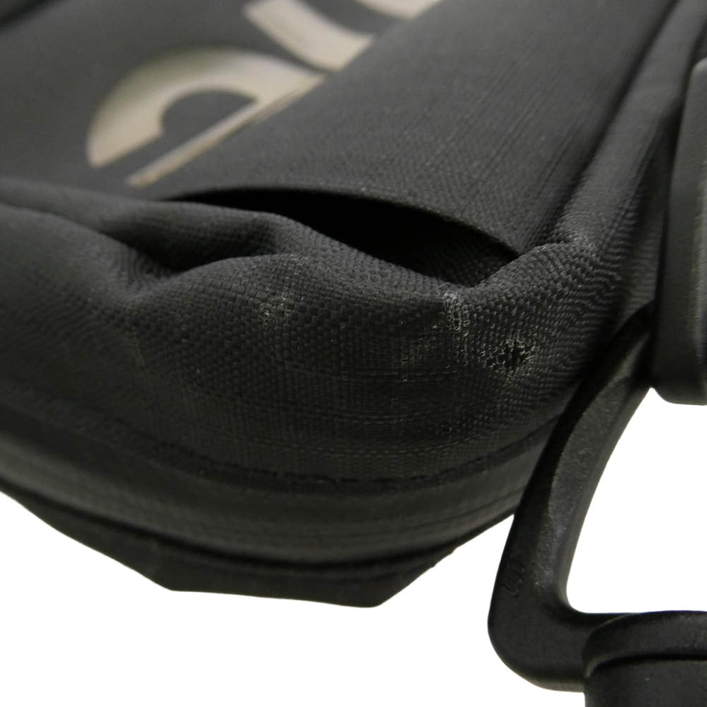 Supreme シュプリーム 21SS NECK POUCH ロゴデザイン ネック ポーチ ショルダー バッグ ブラック系【中古】