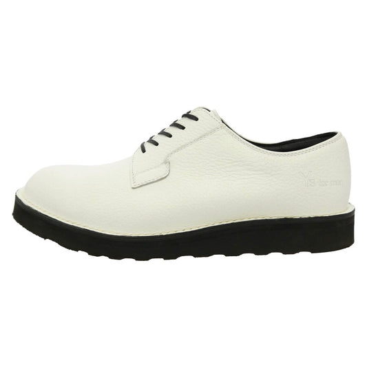 Yohji Yamamoto ヨウジヤマモト Danner ダナー D910175 Y's for men ワイズフォーメン × Danner ダナー POSTMAN SHOES ポストマン レザー シューズ ホワイト系 11【中古】