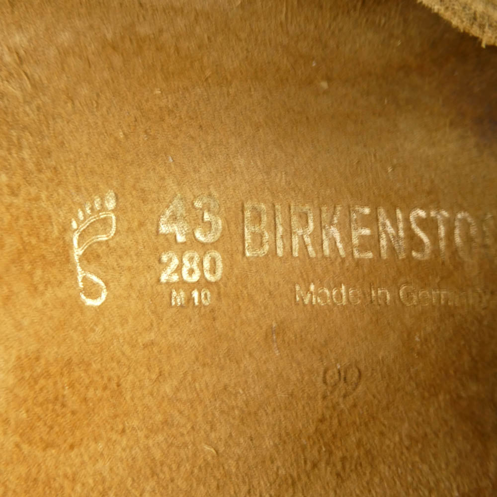 BIRKENSTOCK ビルケンシュトック Montana モンタナ スエード レザー シューズ ベージュ系 43【中古】