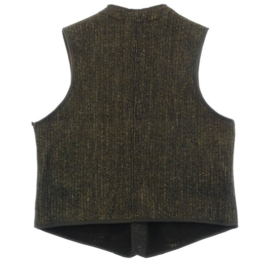 BROWNS'S BEACH ブラウンズビーチ VINTAGE 1930s ヴィンテージ オリジナル 1930年代 BEACH VEST ビーチベスト ニップルボタン ビーチクロス ダークブラウン系【中古】