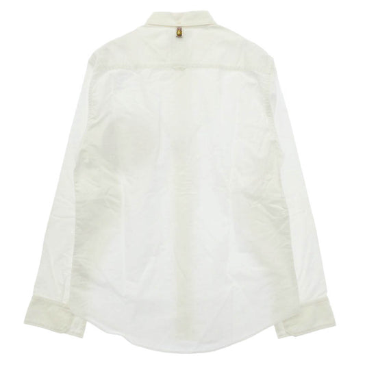 VISVIM ビズビム 15AW 0115205011007 V+V B.D. PATCH SHIRT L/S GIZA CX ボタンダウン パッチ 長袖 シャツ ホワイト系 1【中古】