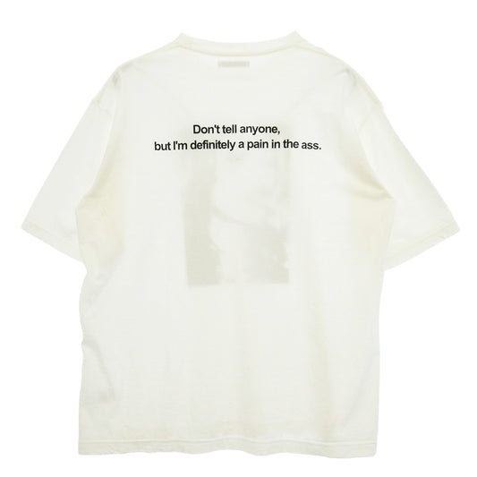 MINEDENIM マインデニム 2504-4002-00-XL2 Monochrome Two tone Face C 半袖 Tシャツ カットソー ホワイト系 XL【中古】
