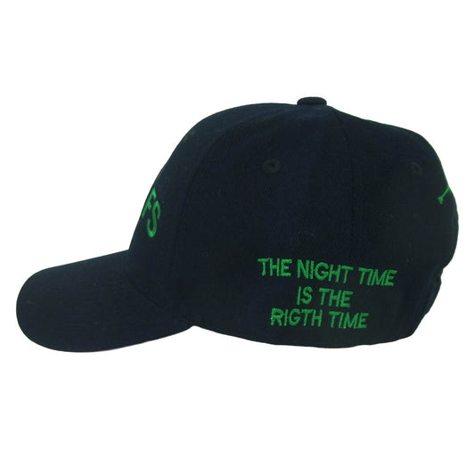 ミリタリー 36th Fighter Squadron CAP アメリカ空軍 第51戦闘航空団 第36戦闘飛行隊 刺繍 キャップ 帽子 ブラック系【中古】