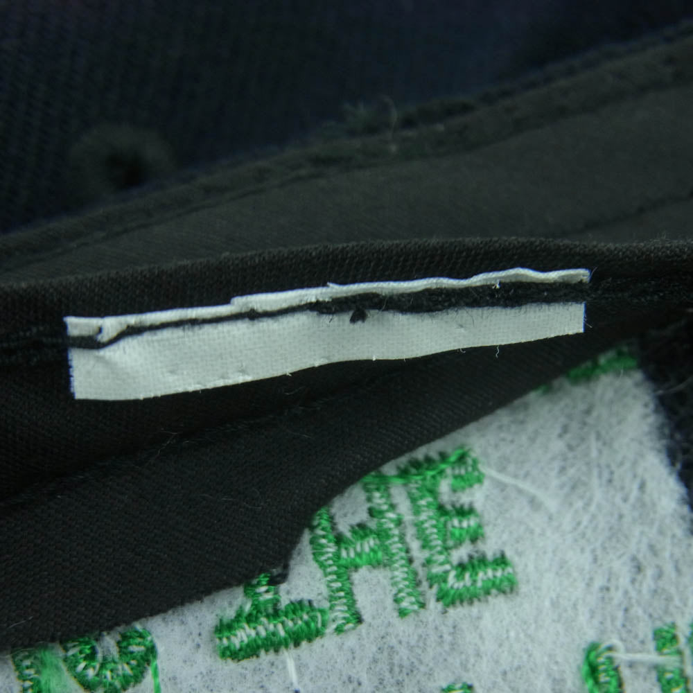 ミリタリー 36th Fighter Squadron CAP アメリカ空軍 第51戦闘航空団 第36戦闘飛行隊 刺繍 キャップ 帽子 ブラック系【中古】