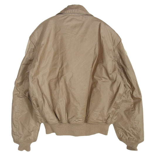米軍実物 SPM1C1-10-D-1012 CWU45/P NOMEX VALLEY APPAREL 2010年製 ノーメックス ミリタリー ジャケット バレイアパレル ベージュ系 L【中古】