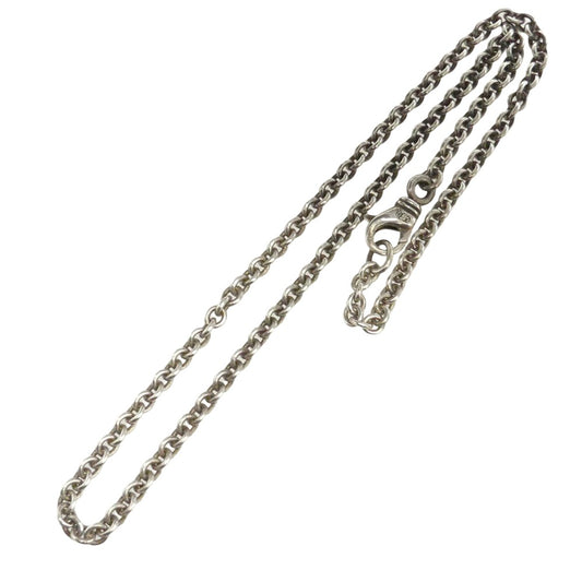 CHROME HEARTS クロムハーツ(原本無) NE CHAIN NEチェーン ネックレス 18inchi 18インチ シルバー系【中古】