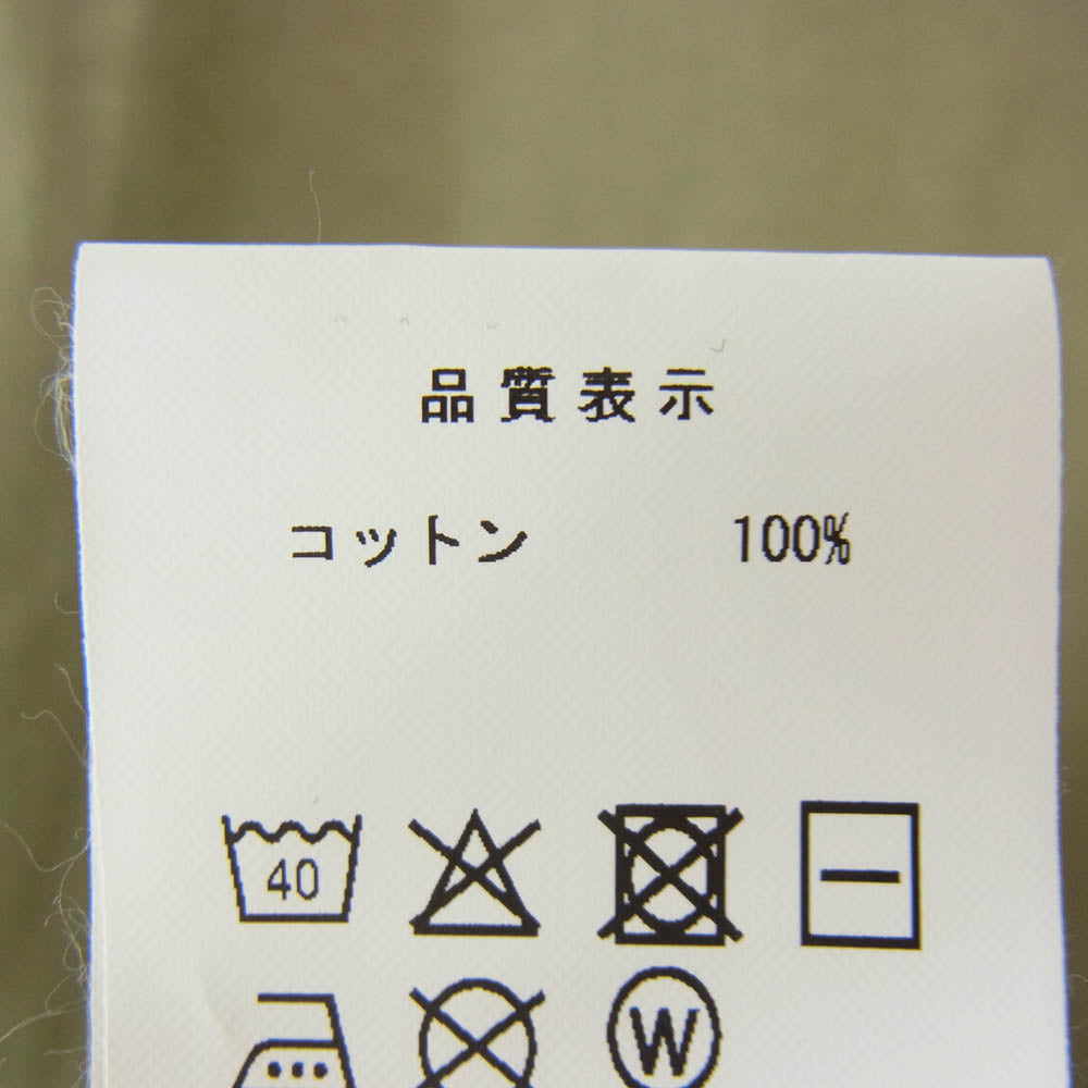 DESCENDANT ディセンダント KID BEARING SS キッド ベアリング プリント 半袖 Tシャツ カーキ系 2【中古】