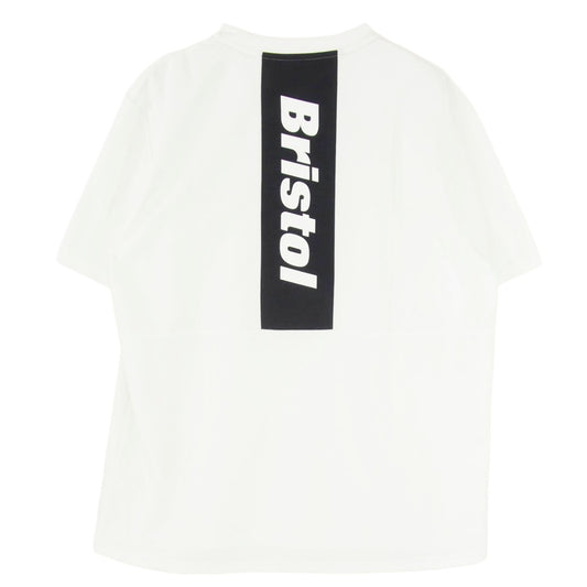 F.C.R.B. エフシーアールビー 24AW FCRB-242044 S/S TEAM TOP ロゴプリント 半袖 Tシャツ ホワイト系 XL【極上美品】【中古】