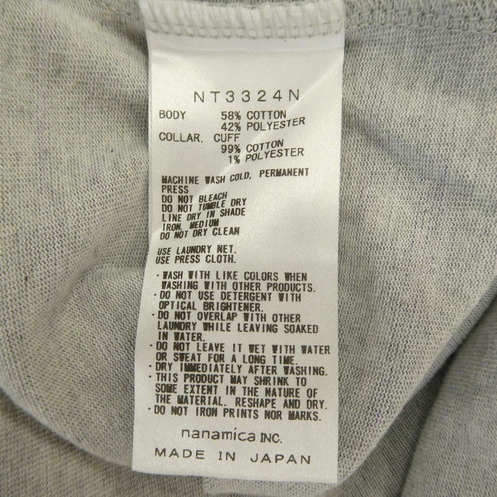 THE NORTH FACE ノースフェイス PURPLE LABEL パープルレーベル 半袖 Tシャツ カットソー グレー系 L【中古】
