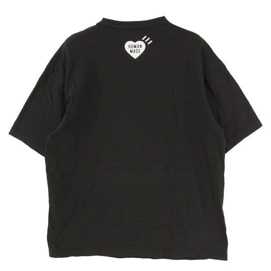 HUMAN MADE ヒューマンメイド 25SS Graphic T-Shirt Dry Alls サークル ダック カモ プリント 半袖 Tシャツ ブラック系 XL【中古】