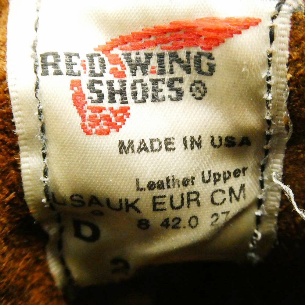 RED WING レッドウィング 2906 LINEMAN BOOTS ラインマン ブーツ ブラウン系 42 US9【中古】