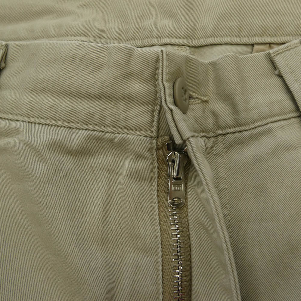 SOPHNET. ソフネット 21AW SOPH-212048 WIDE CROPPED PANTS ワイド クロップド パンツ ベージュ系 XL【中古】