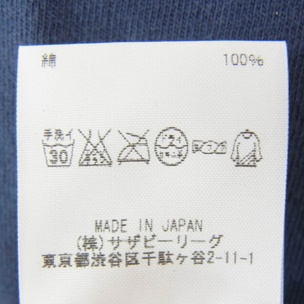 Ron Herman ロンハーマン 422090132-1071 CALIFORNIA CITY ポケット Tシャツ ネイビー系 M【新古品】【未使用】【中古】