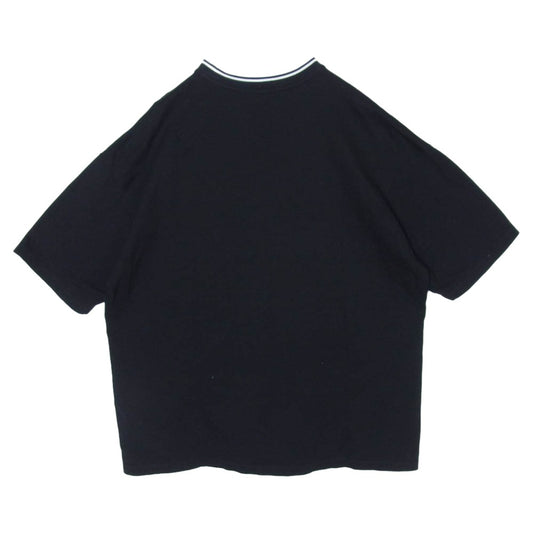 FRED PERRY フレッドペリー BEAMS ビームス FZ1960 × BEAMS オーバーサイズ ピケ Tシャツ ブラック系 L【中古】