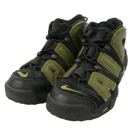 NIKE ナイキ DH8011-001 Air More Uptempo '96 Rough Green エアモアアップテンポ モアテン スニーカー ブラック系 モスグリーン系 26.5cm【中古】
