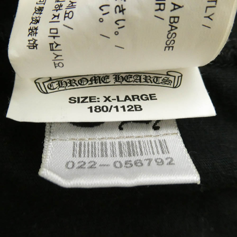 CHROME HEARTS クロムハーツ(原本無) matty boy PPO Sex Records マッティボーイ 長袖 ロングスリーブ カットソー Tシャツ ブラック系 XL【中古】