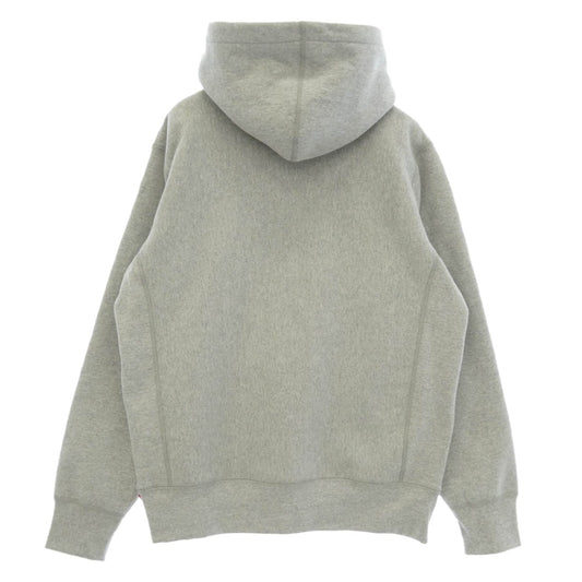 Supreme シュプリーム 19AW Sequin Viper Hooded Sweatshirt スパンコール スウェット パーカー フーディ グレー系 S【美品】【中古】