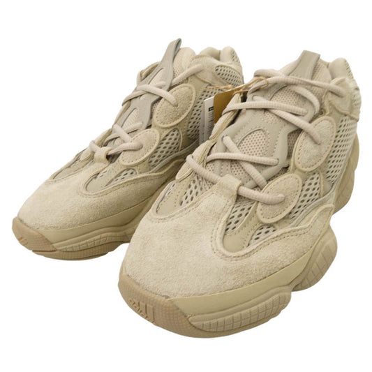 adidas アディダス 21SS GX3605 【フェイクバスターズ鑑定済】YEEZY 500 Taupe Light イージー トープライト ローカット スニーカー ベージュ系 26.5cm【新古品】【未使用】【中古】